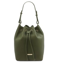 Sac cuir shop vert femme