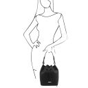 TL Bag Sac Seau Pour Femme en Cuir Noir TL142311