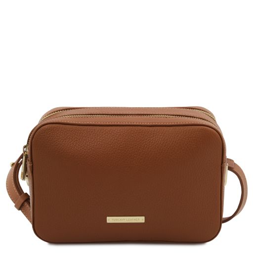 TL Bag Borsa a Tracolla in Pelle Cognac TL142290
