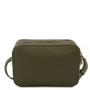 TL Bag Bolso con Badolera en Piel Verde Oscuro TL142290