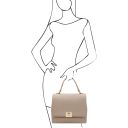 Silene Leather Convertible Backpack Handbag Светлый серо-коричневый TL142152