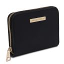 Leda Exclusive zip Around Leather Wallet Черный TL142320