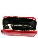 Leda Exclusive zip Around Leather Wallet Lipstick Red TL142320