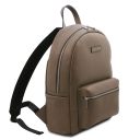 Dakota Soft Leather Backpack Dark Taupe TL142333