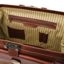 Giotto Exklusive Arzttasche mit Doppel-Boden Braun TL142344