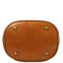 Giusi Leather Shoulder bag Yellow TL142334