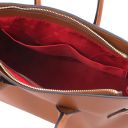 TL Bag Handtasche aus Leder Cognac TL142174