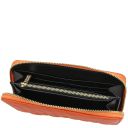 Penelope Exclusive zip Around Soft Leather Wallet Orange TL142316