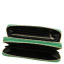 Ada Double zip Around Soft Leather Wallet Зеленый TL142349