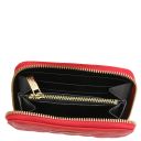 Teti Elegante Cartera en Piel Suave con Cremallera en el Contorno Rojo Lipstick TL142319