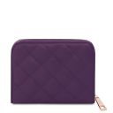 Teti Exclusive zip Around Soft Leather Wallet Purple TL142319