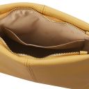 TL Bag Bolso con Badolera en Piel Suave Amarillo pastel TL141720