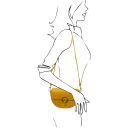 Astrea Sac Bandoulière en Cuir Moutarde TL140874