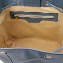 Minerva Leather Bucket bag Голубой TL142145
