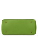 TL Bag Leather Handbag With Golden Hardware Green TL141529