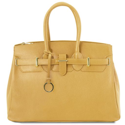 TL Bag Sac à Main Pour Femme Avec Finitions Couleur or Jaune pastel TL141529