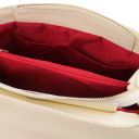 Elettra Borsa a Spalla in Pelle Morbida Beige TL142353
