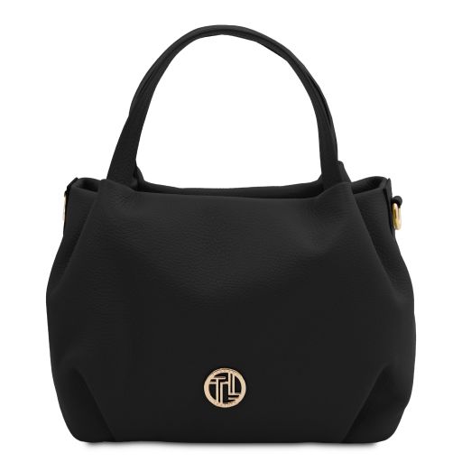 Nora Soft Leather Handbag Черный TL142372