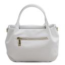 Nora Borsa a Mano in Pelle Morbida Bianco TL142372
