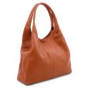 TL Keyluck Soft Leather Shoulder bag Brandy TL142264