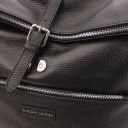 Denver Soft Leather Backpack Black TL142355