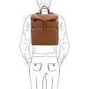 Denver Soft Leather Backpack Коньяк TL142355