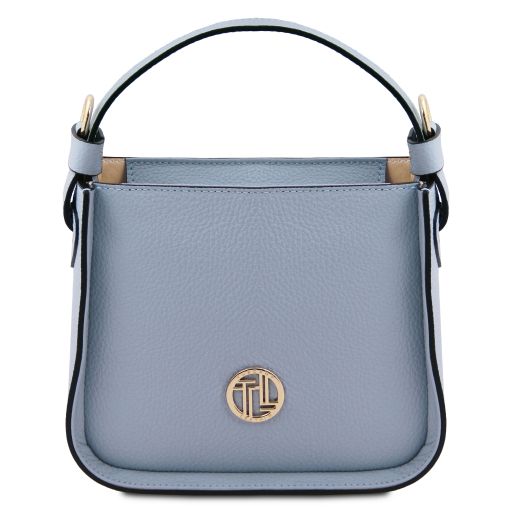 Grace Leather Handbag Light Blue TL142350