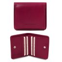 Esclusivo Portafogli in Pelle con Portamonete Fucsia TL142059