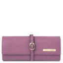 Trousse à Bijoux en Cuir Souple Lilas TL142193