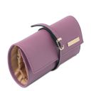 Trousse à Bijoux en Cuir Souple Lilas TL142193