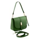 Nausica Leather Shoulder bag Зеленый TL141598