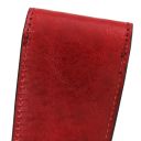 Exklusives Etui aus Leder Für Zwei Stifte/Uhren Rot TL141187