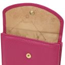 Calliope Exclusive 3 Fold Leather Wallet for Women With Coin Pocket Fuchsia TL142058