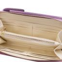 TL Bag Leather Wallet With Strap Lilac TL142323