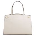 Musa Leather Tote Beige TL142382