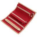 Soft Leather Jewellery Case Champagne TL142193
