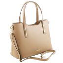 Olimpia Shopping Tasche aus Leder Champagne TL142347