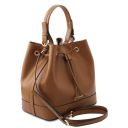 Minerva Sac Secchiello Pour Femme en Cuir Cognac TL141576