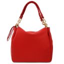 Amy Borsa Shopping in Pelle Morbida Rosso TL142385