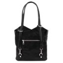 Patty Leather Convertible bag Black TL140691