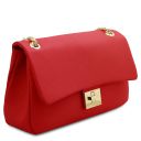 Elettra Soft Leather Shoulder bag Lipstick Red TL142353