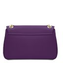 Elettra Soft Leather Shoulder bag Purple TL142353