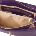 Elettra Borsa al Hombro en Piel Suave Violeta TL142353