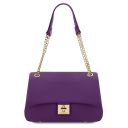 Elettra Soft Leather Shoulder bag Фиолетовый TL142353