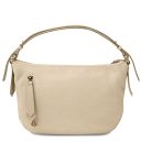 Margot Bolso a Mano en Piel Suave Beige TL142386