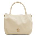 Nora Soft Leather Handbag Бежевый TL142372
