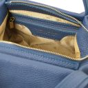 Nora Handtasche aus Weichem Leder Blau TL142372