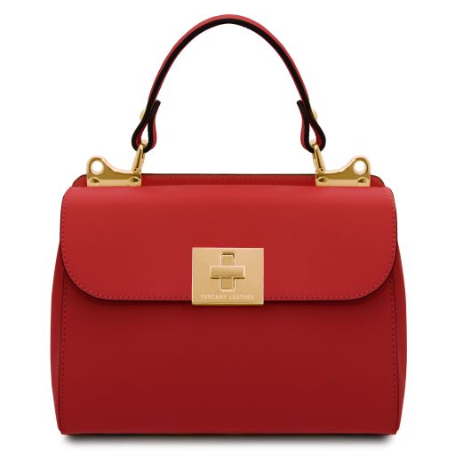 Armonia Borsa a Mano in Pelle Rosso Lipstick TL142286