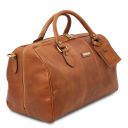 Lisbona Travel Leather Duffle bag - Small Size Natural TL141658