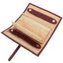 Soft Leather Jewellery Case Bordeaux TL142193